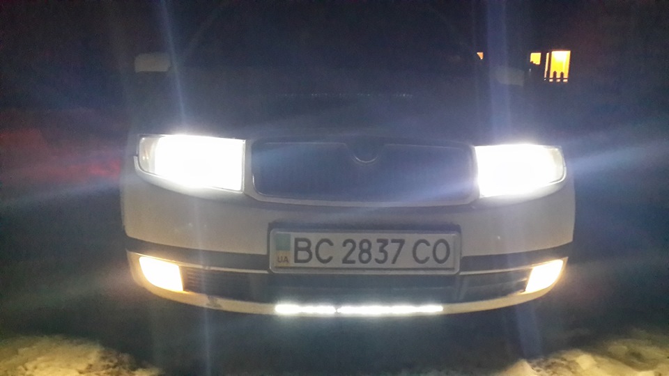 LED пидсвитка в бампер та габарити 4