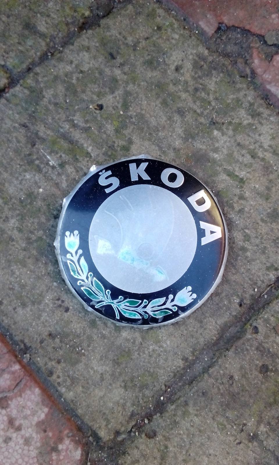 заміна емблеми Skoda 1