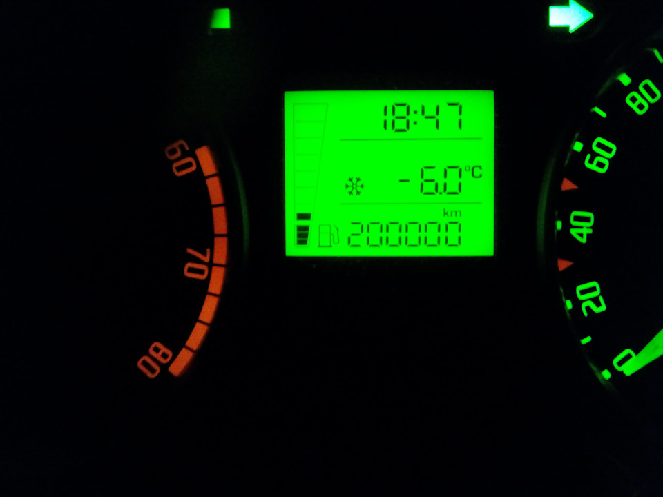 Пробіг 200 000 Фабія комбі 2008, 1,4 BXW 1