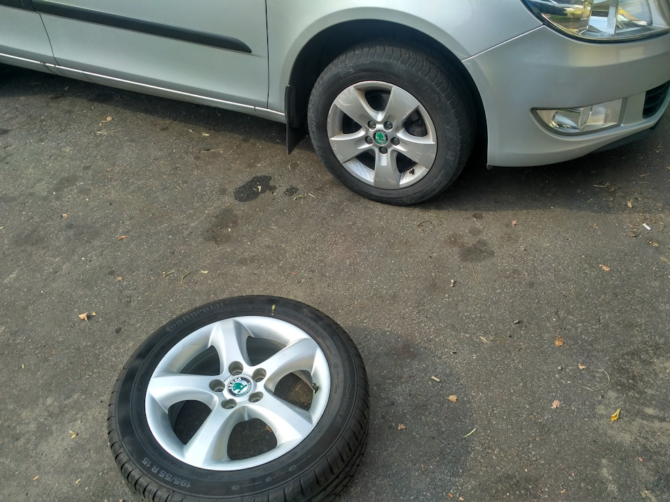 Летить час! continental 195/55 r15 2