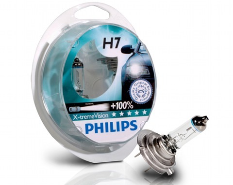 Галогенки Philips X-treme Vision +100% (H7) 1