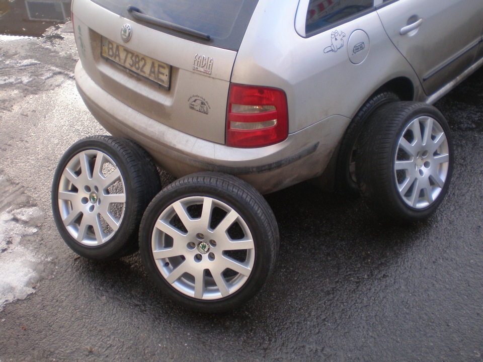 Диски R16 с Fabia RS 4