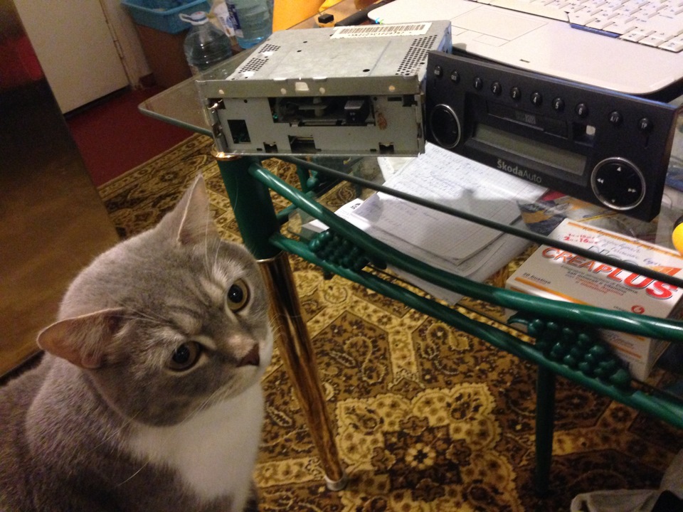 AUX + штатний касетник 2