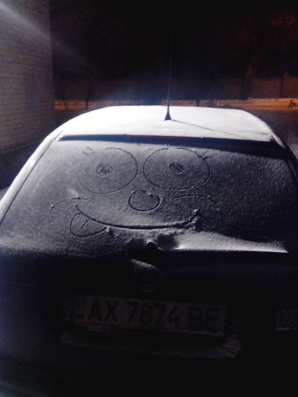 Малюнки на авто або знову потепління:-) 1