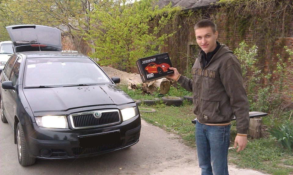 Встановлення ксенону 1