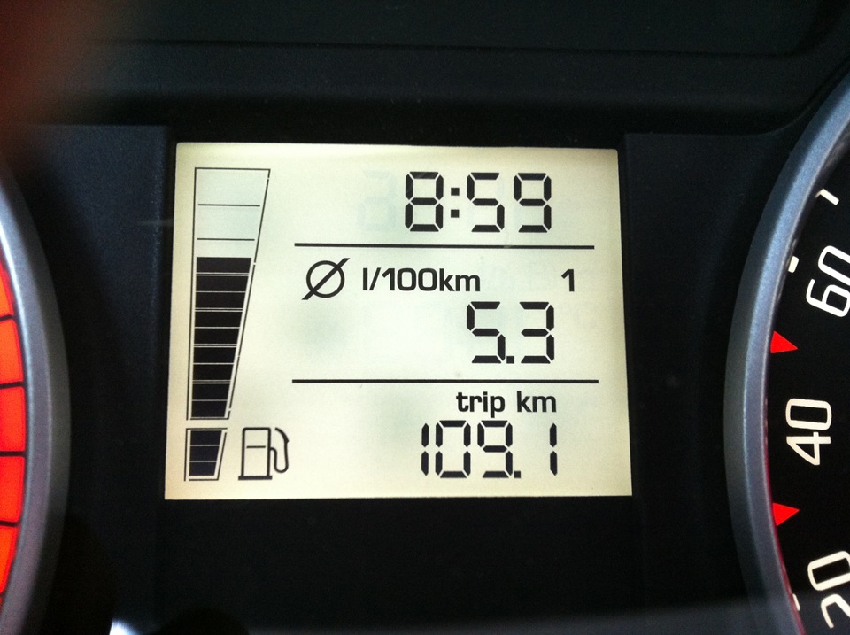 5.3 л/100 км 1