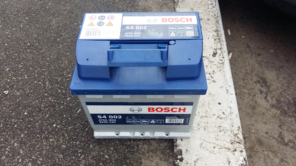 Новий акумулятор BOSCH 3