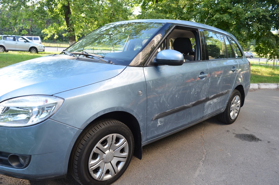 Поліровка кузова Skoda Fabia 2. Частина 1 5