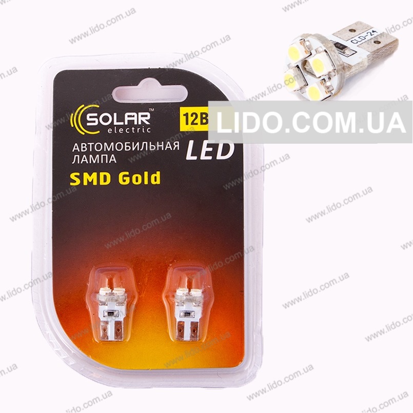 Лампа T10 4SMD 3528 white 1