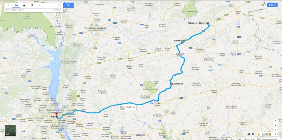 Київ-Качанівка-Батурин-Кролевець-Київ 2