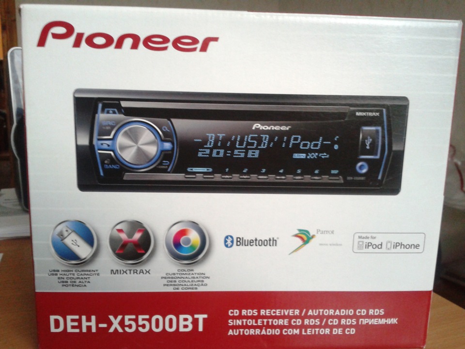 Подарували мафончик! Pioneer X5500BT 2