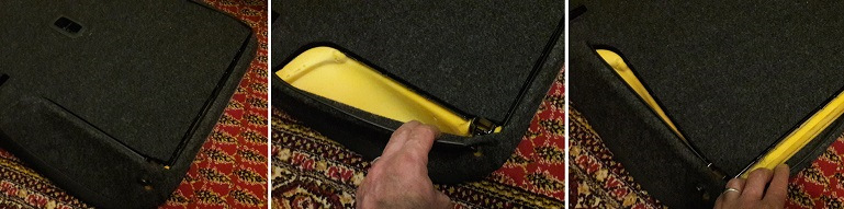 Розблокування спинки заднього сидіння 2