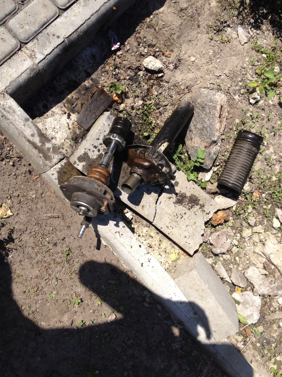 Заміна стійок та заднього підшипника. 3