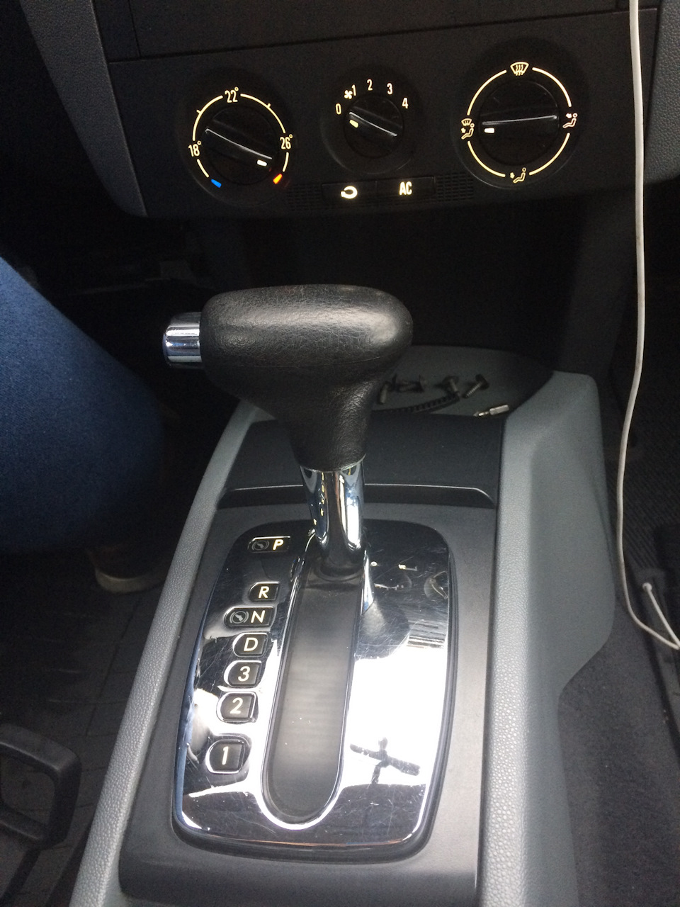 Пересвіт приладки Skoda Fabia 5