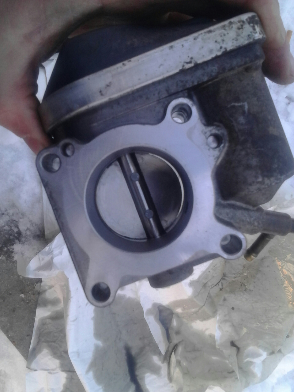 Чистка дроселя та шукання Датчик тиску у впускному колекторі. MAP-sensor. 2