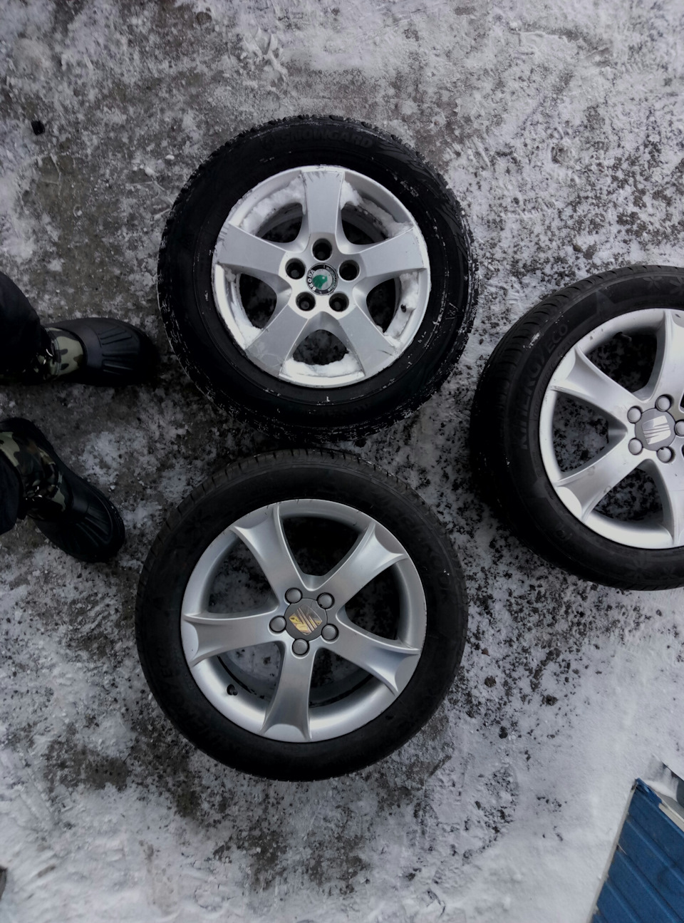 Купив літню гуму 195/55/16 ну і приміряв 5