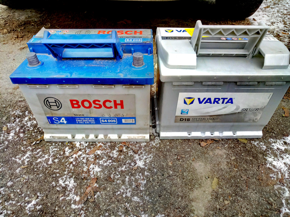 Був Bosch стала Varta або він служив вірою та правдою)))) 1