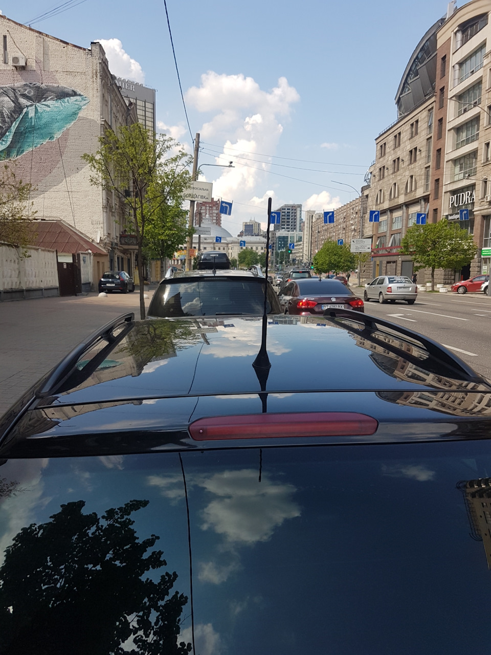 Заміна штатної антени Skoda Fabia Mk1 2