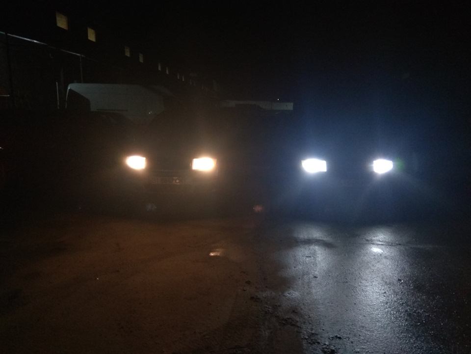 Світлодіодні лампи Oslamp у фари Skoda Fabia I 4