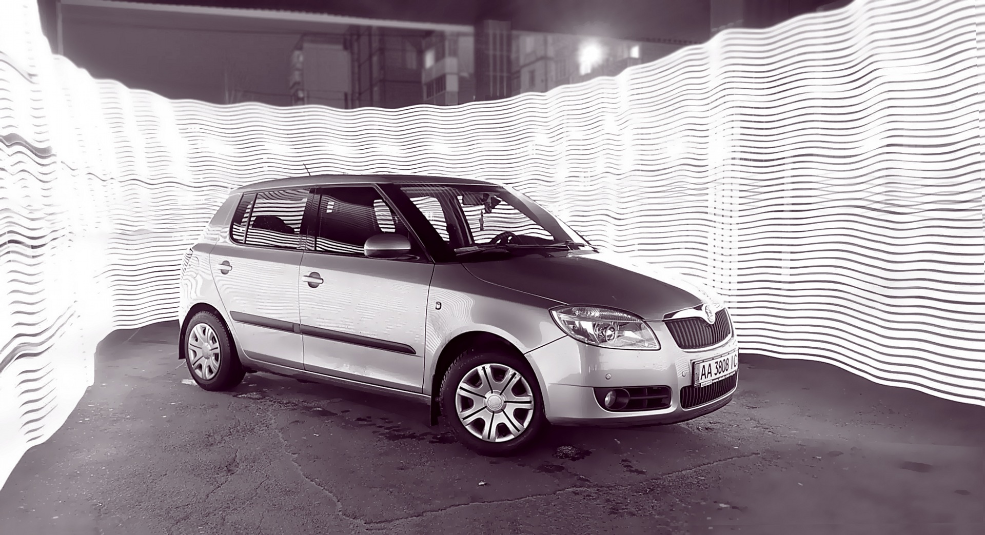 Fabia + light stick 1
