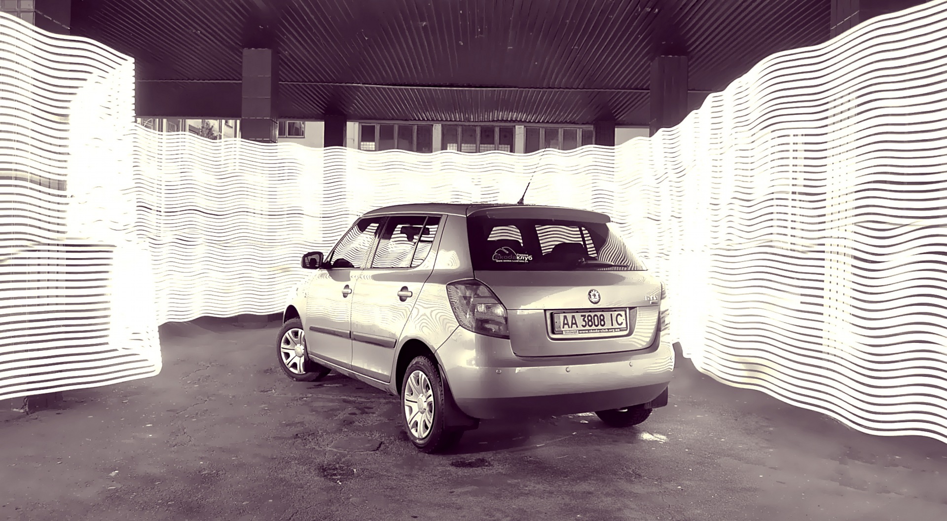 Fabia + light stick 2