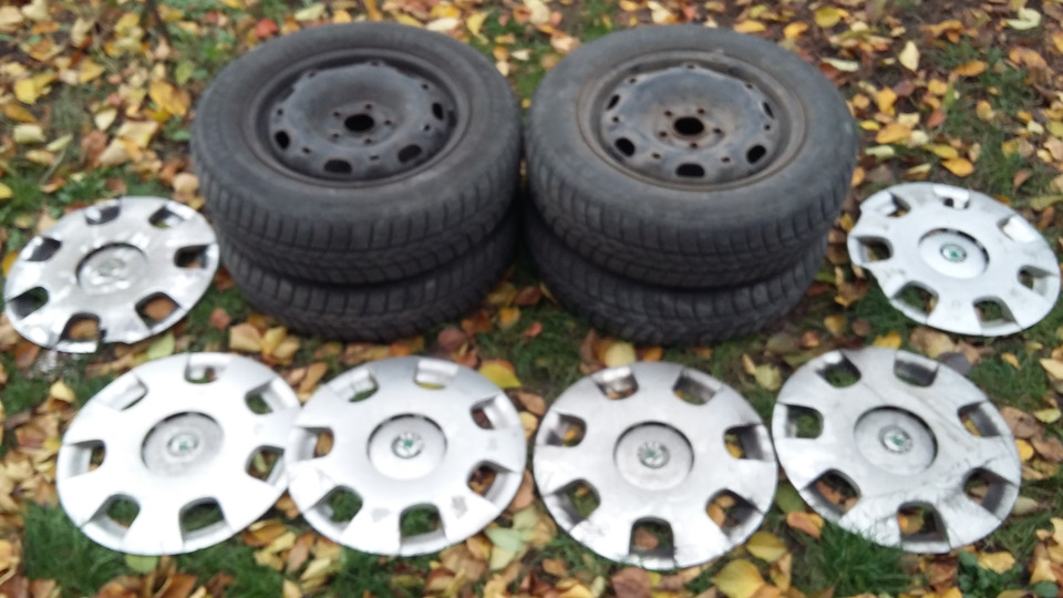 Продам комплект зимових коліс R14 (165/70 R14) та перехід на 15! 5
