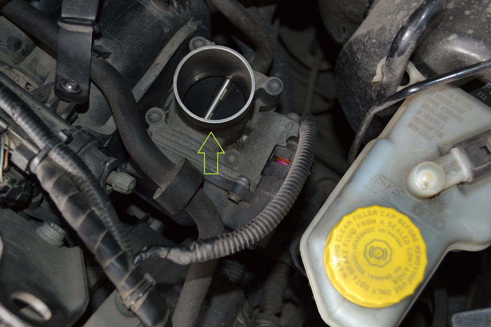 Чистка дросельної заслінки (1.2 V12 HTP) 1