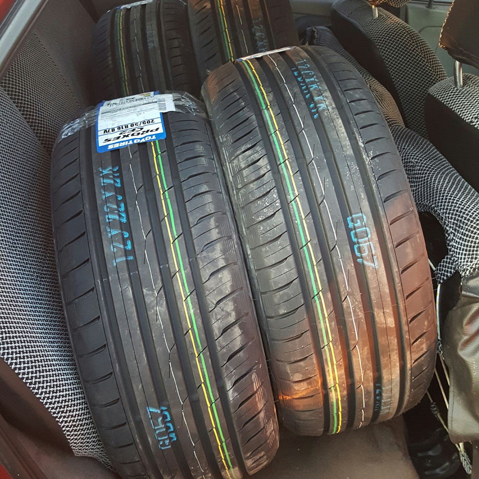 Перевзулися в нові літні капці Toyo Proxes 205/50 R16 (оновлено 15.04) 2