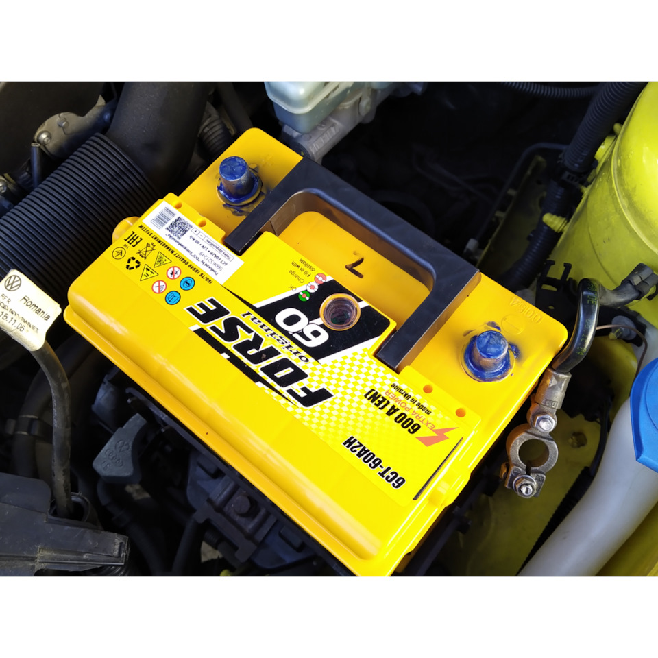 Заміна акумулятора Forse Original 60Ah 600A 4