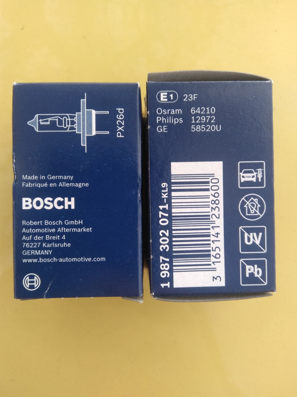 Заміна ламп ближнього світла BOSCH 1987302071 2