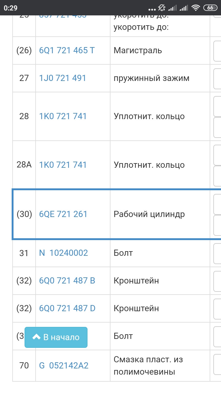 Заміна робочого циліндра зчеплення 1