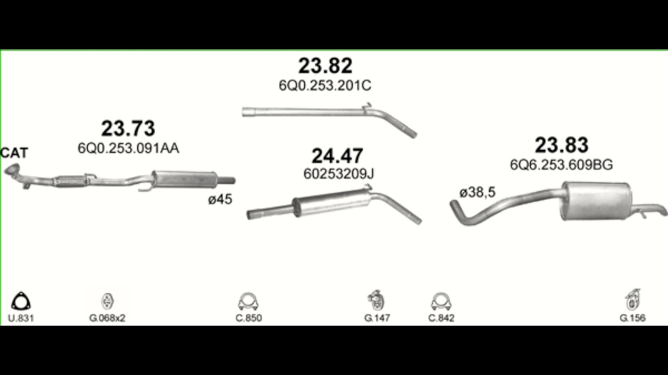 Заміна вихлопної системи POLMOSTROW 2