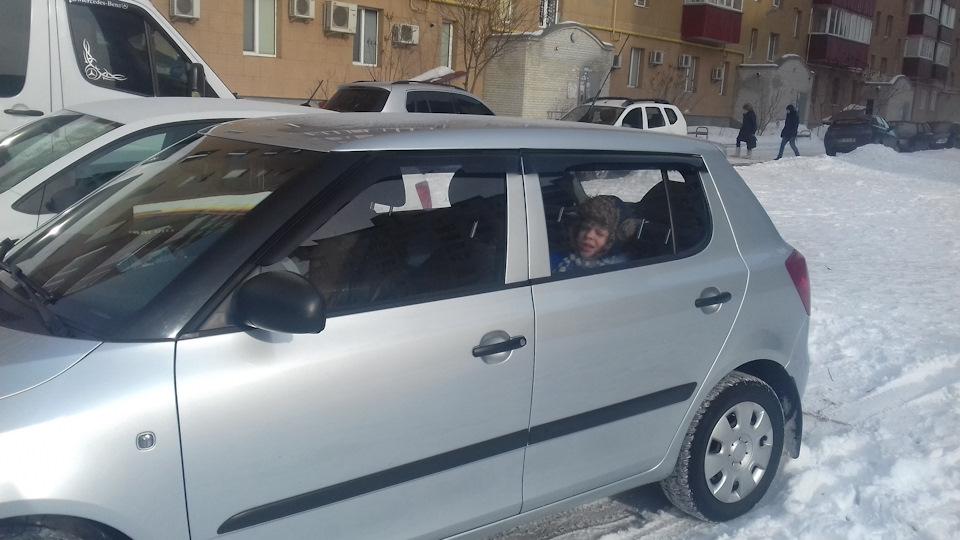 Дефлектор вікон (Лібове скло) для Skoda Fabia 5