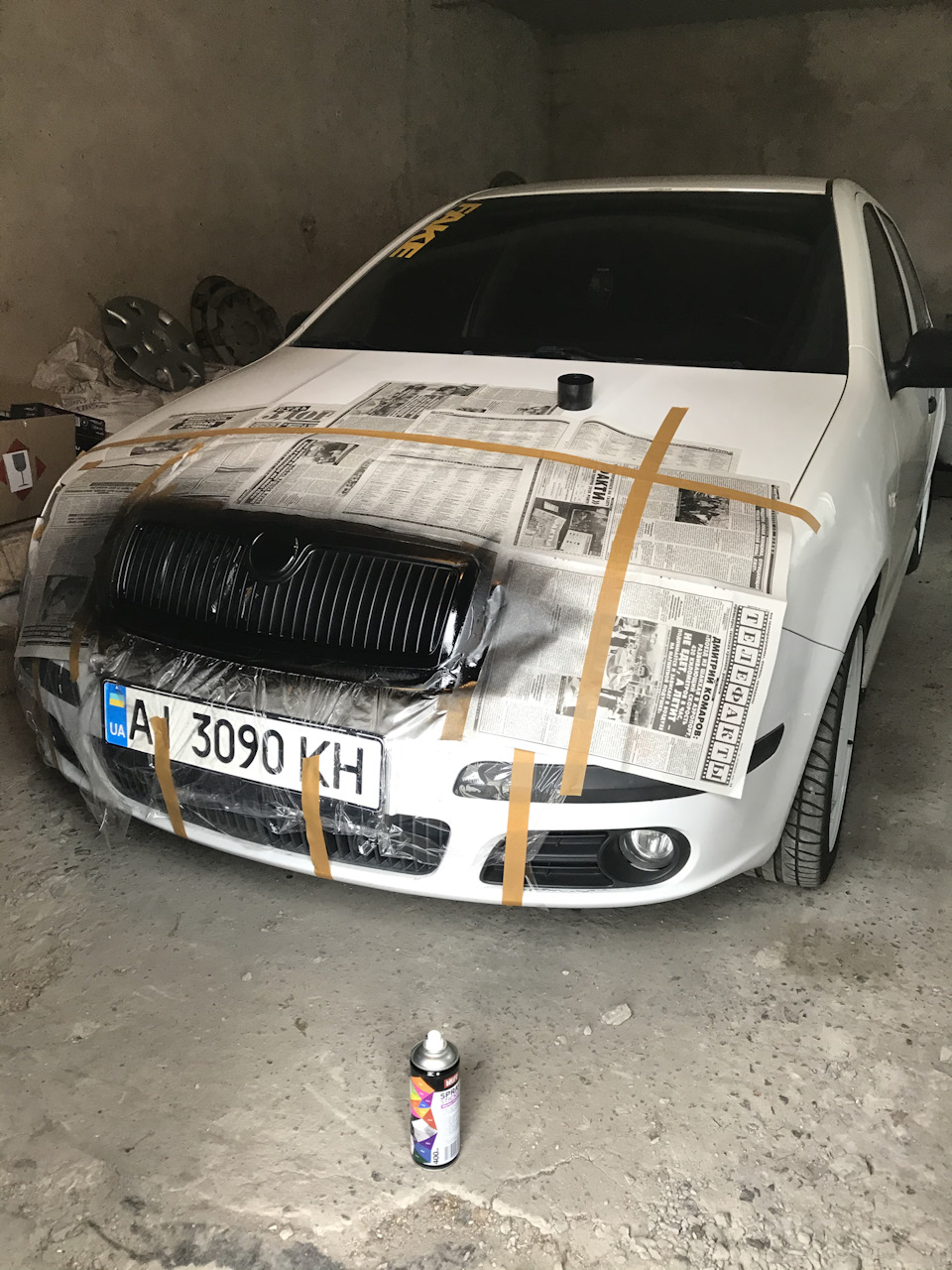 Фарбування решітки радіатора 1