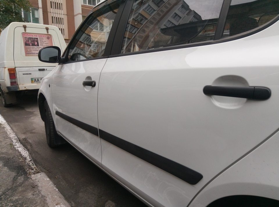 Молдинги для Skoda Fabia 2 4