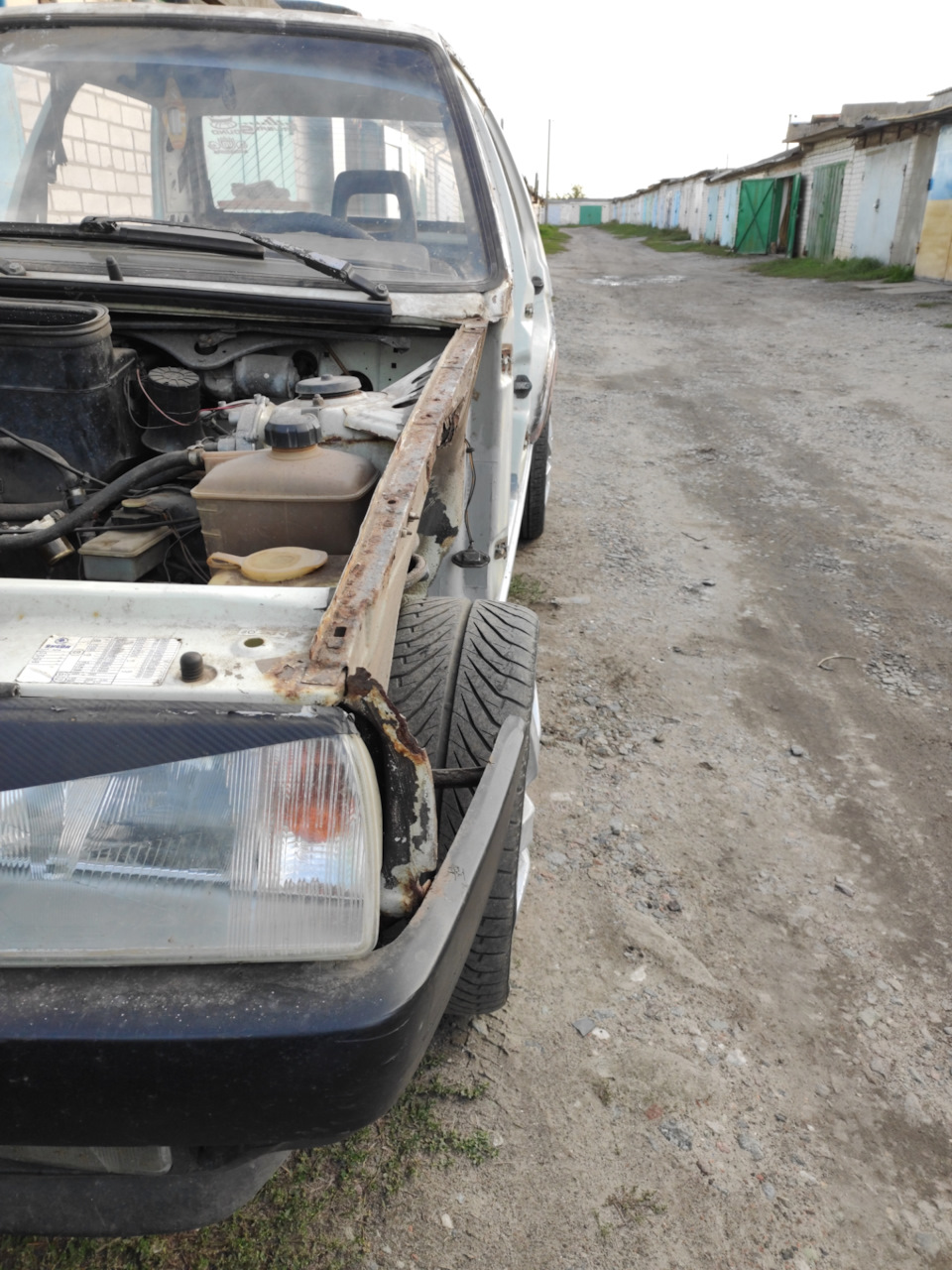Диски R17 вместо штамповок R13 2