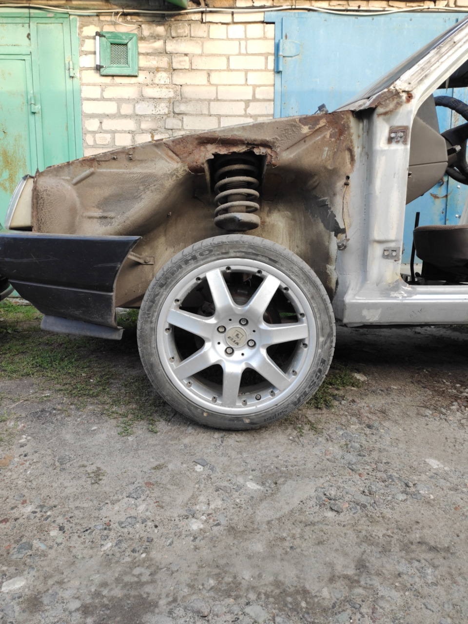Диски R17 вместо штамповок R13 3