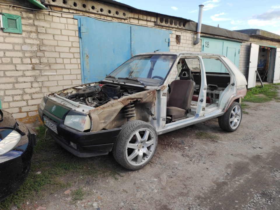 Диски R17 вместо штамповок R13 1