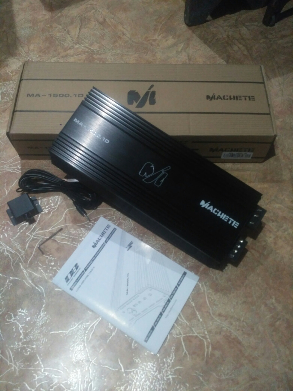 Автозвук Ч9 - підсилювач machete ma1500.1d 1