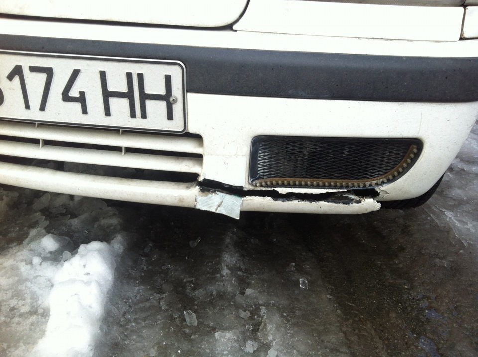 мій бампер, або як я його добив за 2 тижні... 1