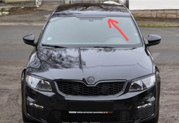 Захист краю даху над лобовим склом. 1