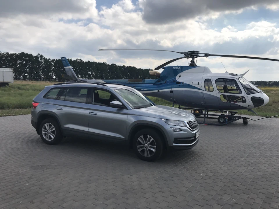 Kodiaq проти гелікоптера