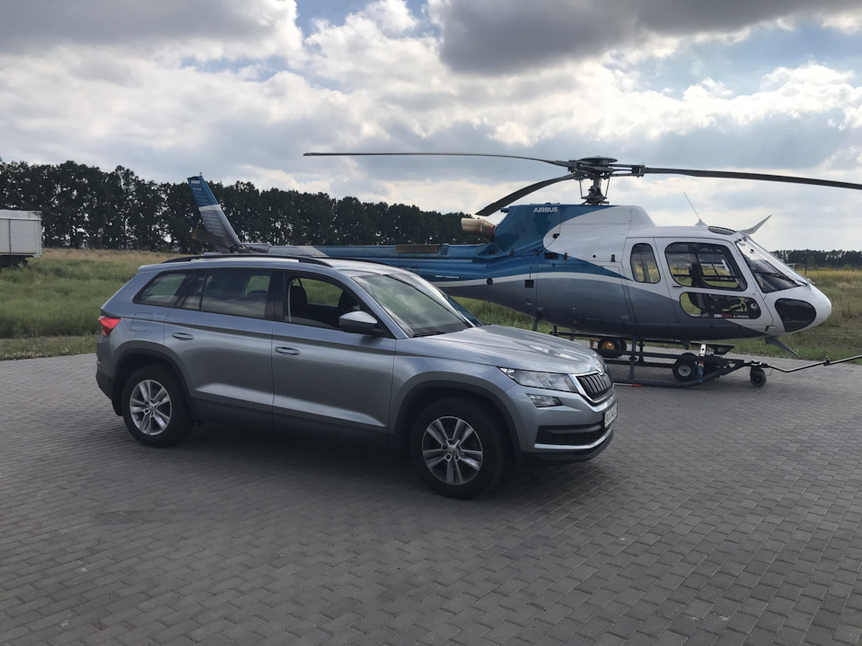 Kodiaq проти гелікоптера 1