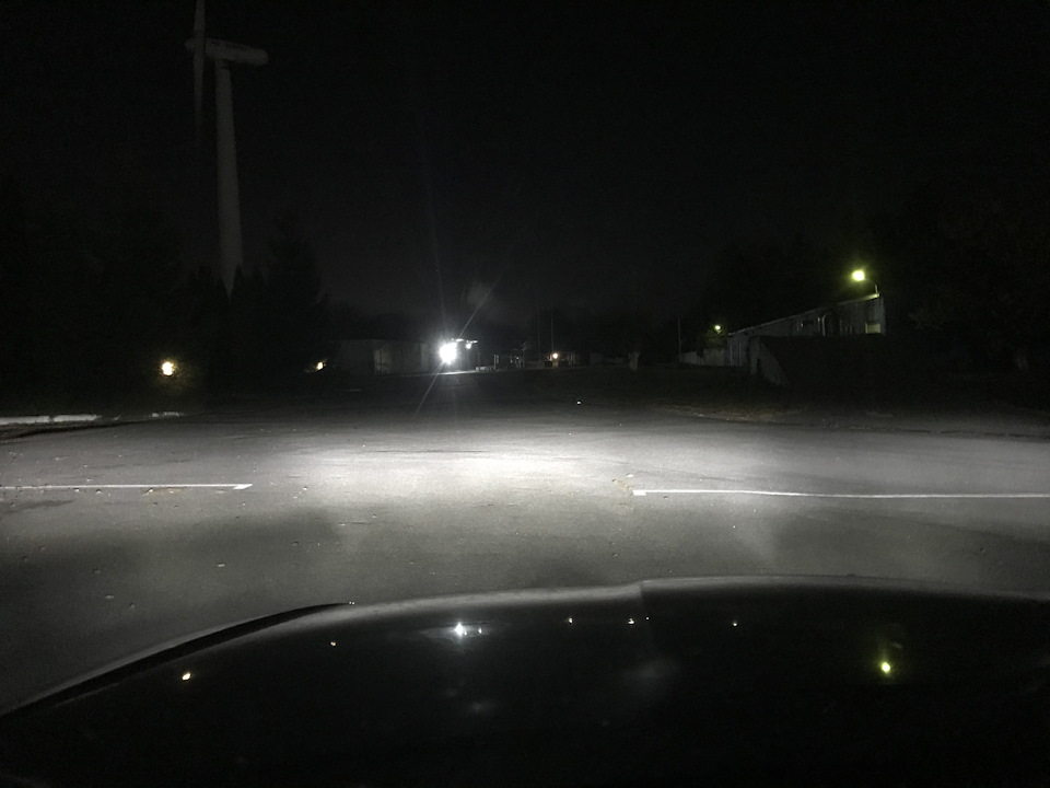 Установка LED-ламп в противотуманки Кодиака 1