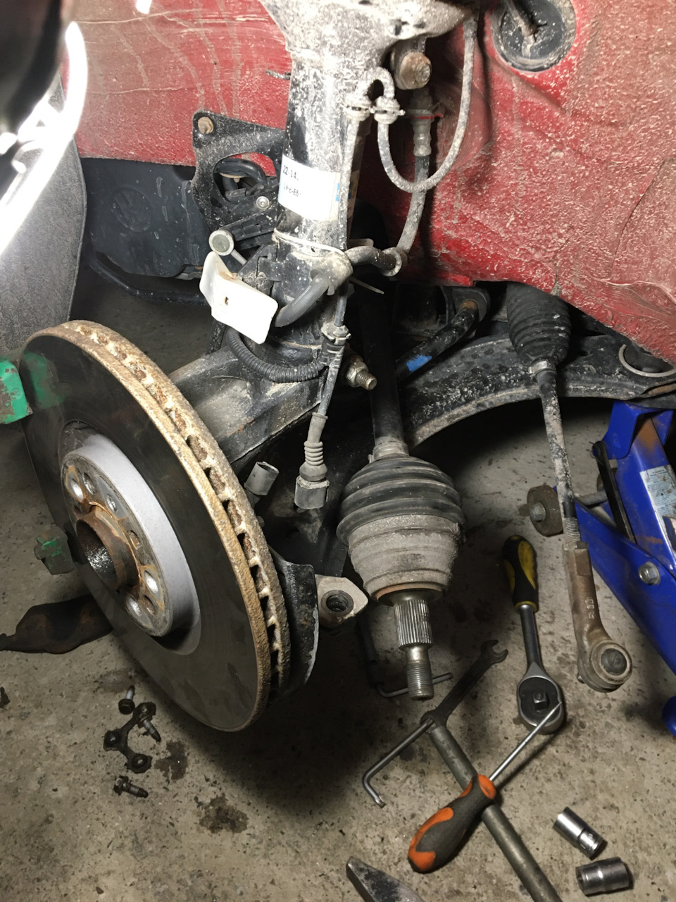 Заміна пильника шруса. 2