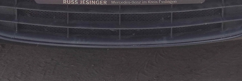 Встановлення сітки в нижню частину бампера 1