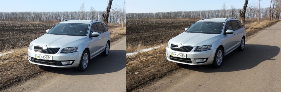 Накладки на передній бампер аля RS 1