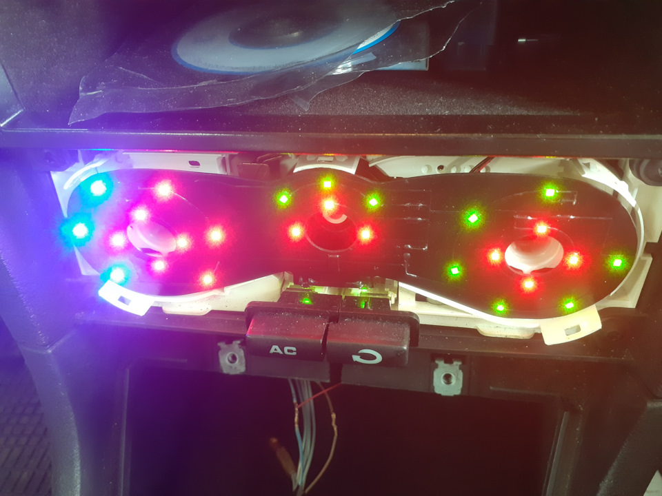 LED-підсвічування крутилок печі. 1