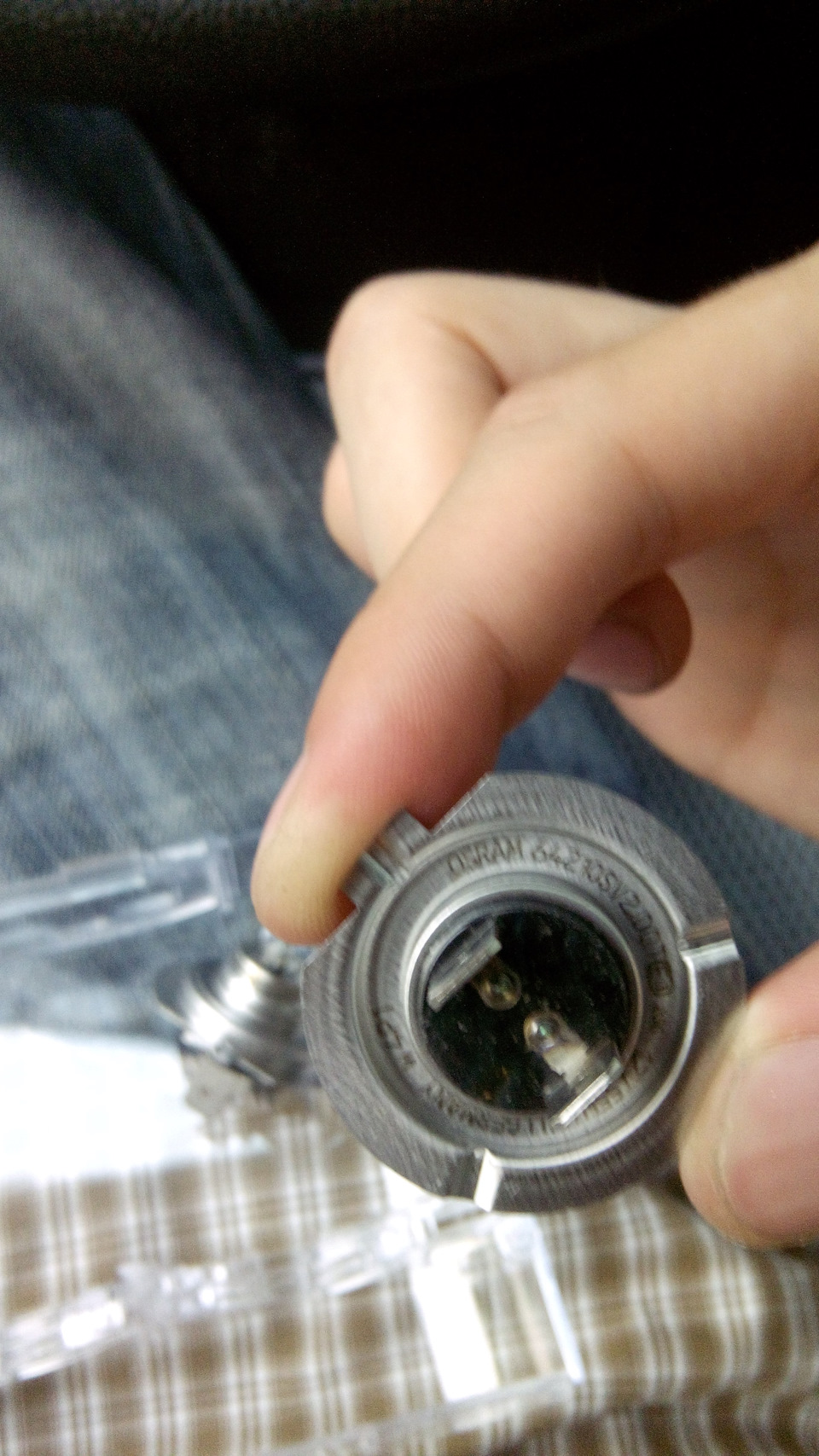 Згоріла лампа ближнього світла H7, заміна на OSRAM Silverstar 2.0 5