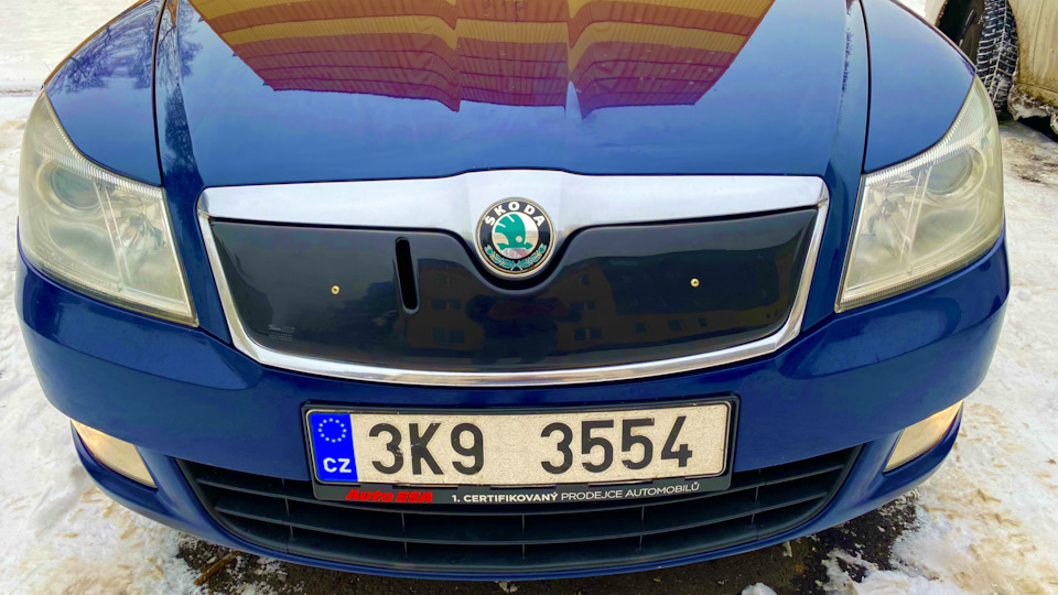 Зимова заглушка в Октавію А5 2